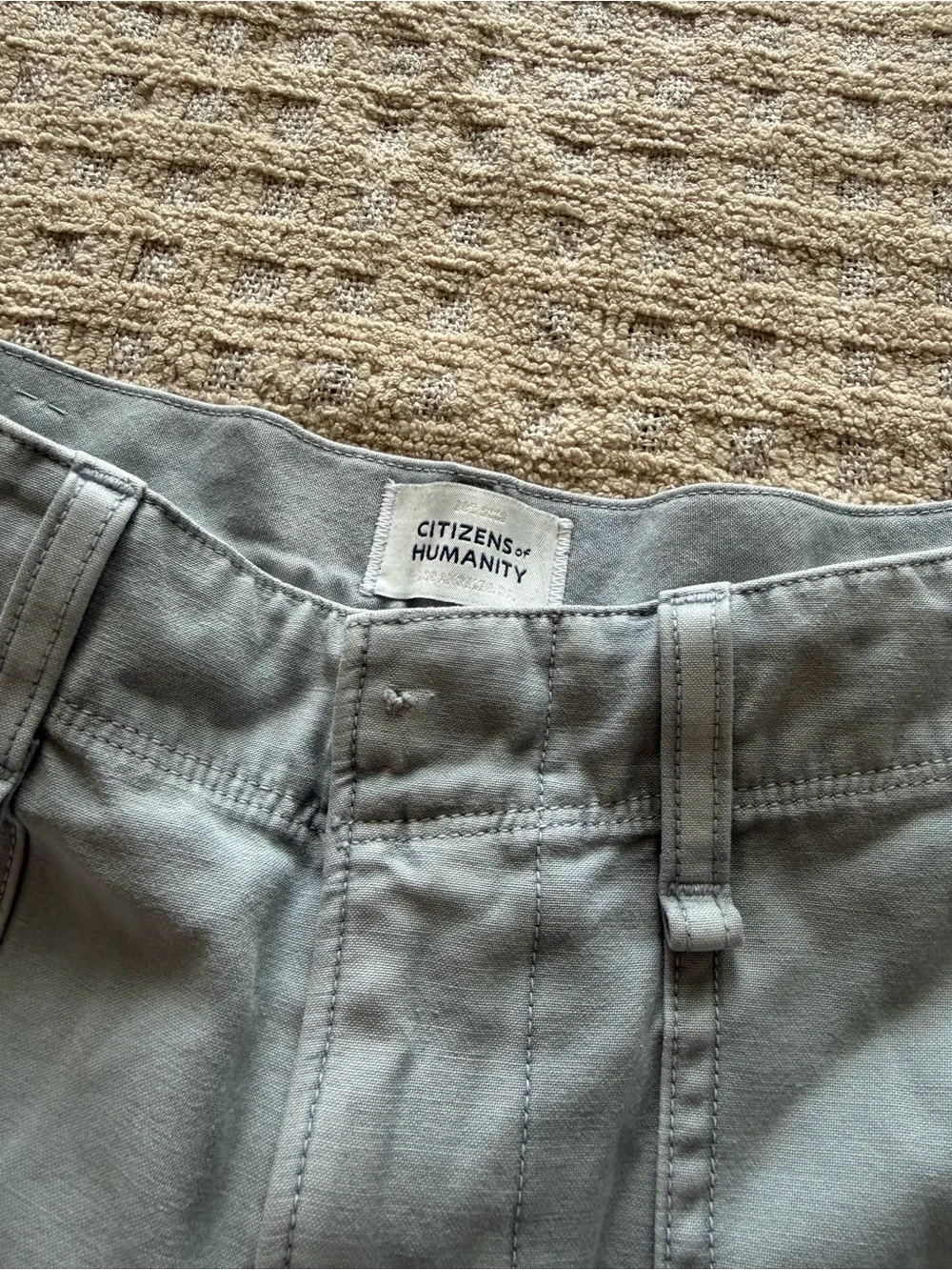 Citizens of humanity nwot Winslow Utility Trousers gray cotton pants